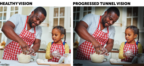 healthy-vision-vs-tunnel-vision father-and-daughter-mixing-dough